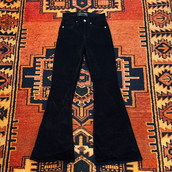 Veronica Beard Velvet Flared Pants - Picture 12 of 12
